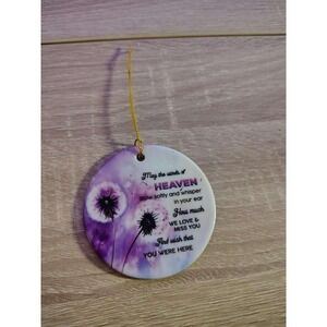Memorial Ornament‎ Heaven Winds Dandelion Remembrance Gift Decor
